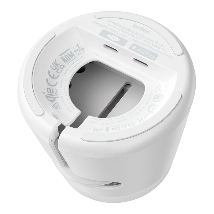 Modular Charging Dock with Qi2 25W, 白色的, hi-res