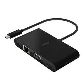 USB-C&reg; 多媒體充電轉接器 (100W), Black, hi-res