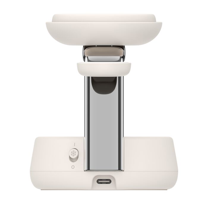 Qi2 3 合 1 磁吸充電座 25W, Sand, hi-res