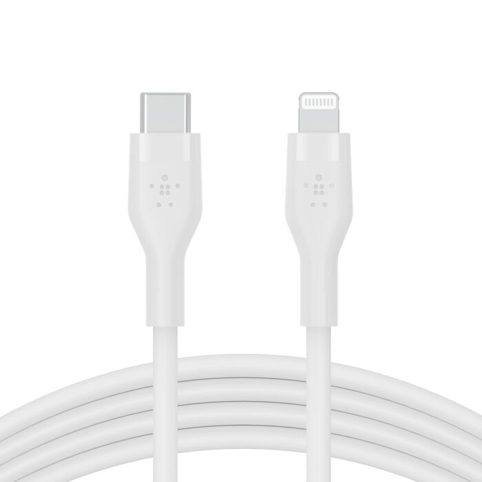 USB-C&trade; 至 Lightning連接線, 白色的, hi-res