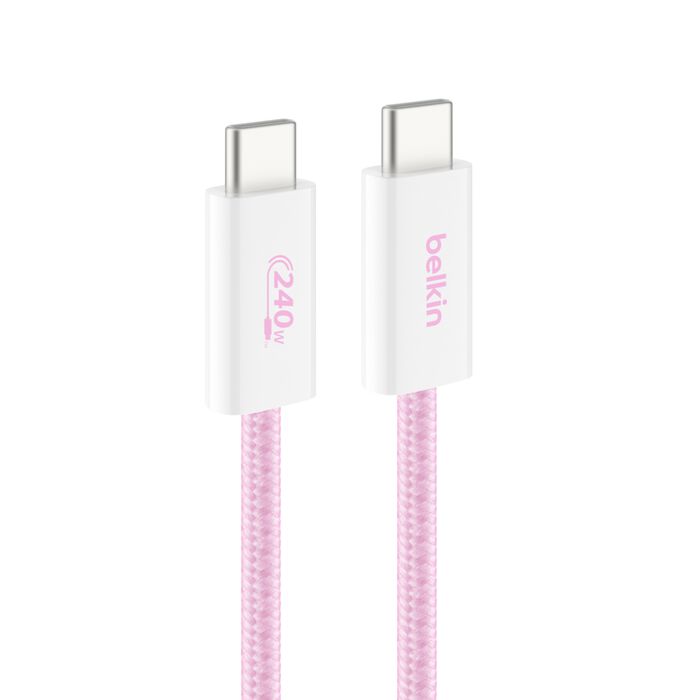 USB-C 至 USB-C 連接線 240W, 粉色的, hi-res
