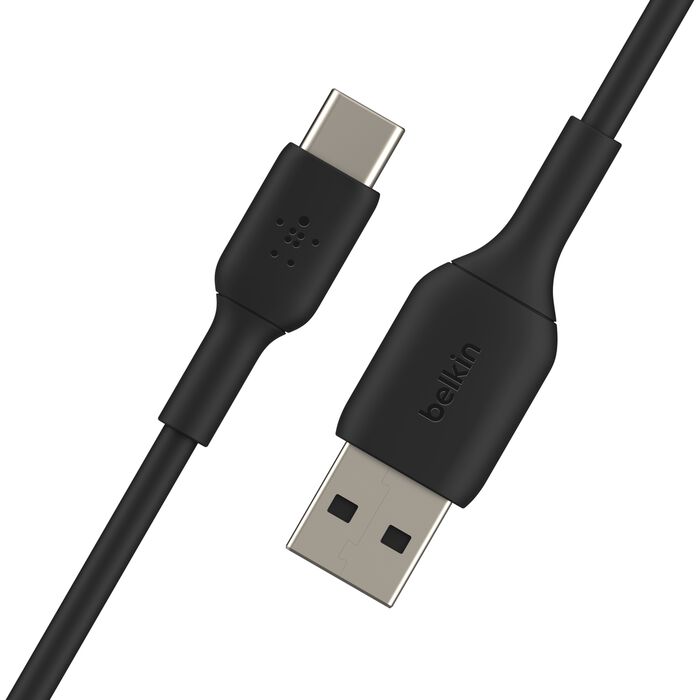 USB-A 至 USB-C 線纜, Black, hi-res