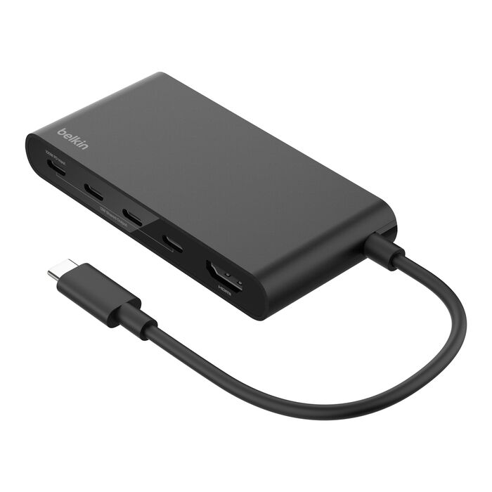 USB-C 5合1 集線器 (支援 4K HDMI), Black, hi-res