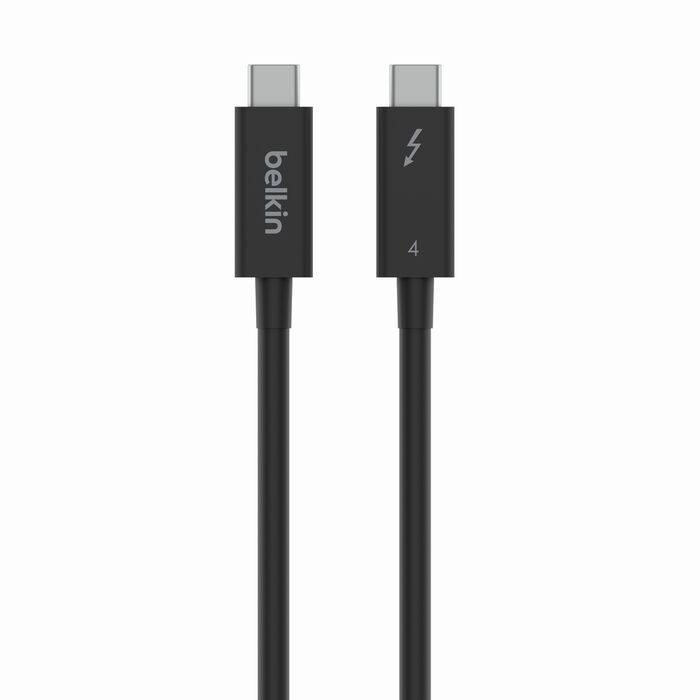 Thunderbolt 4 連接線 (Active , USB-C Type-C, 100W / 2 米), Black, hi-res