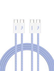 USB-C 至 USB-C 連接線 60W, 藍色的, hi-res