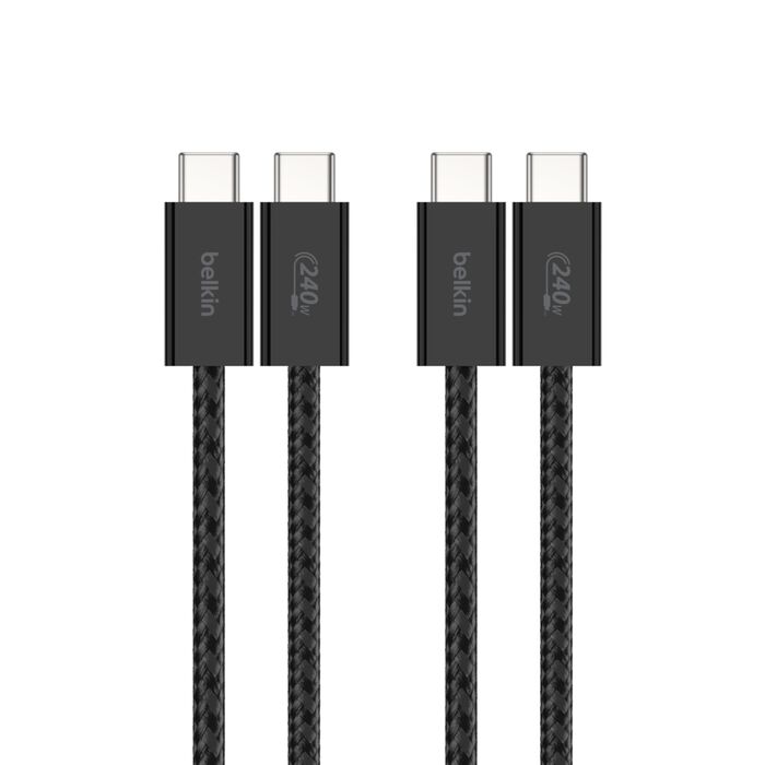 USB-C 至 USB-C 連接線 240W, Black, hi-res