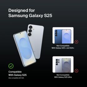 Samsung Galaxy S25 專用 InvisiGlass Treated 螢幕保護貼, , hi-res