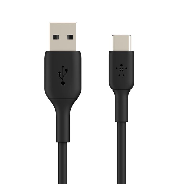 USB-A 至 USB-C 線纜, Black, hi-res