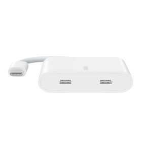 USB-C 資料 + 充電轉接器, 白色的, hi-res