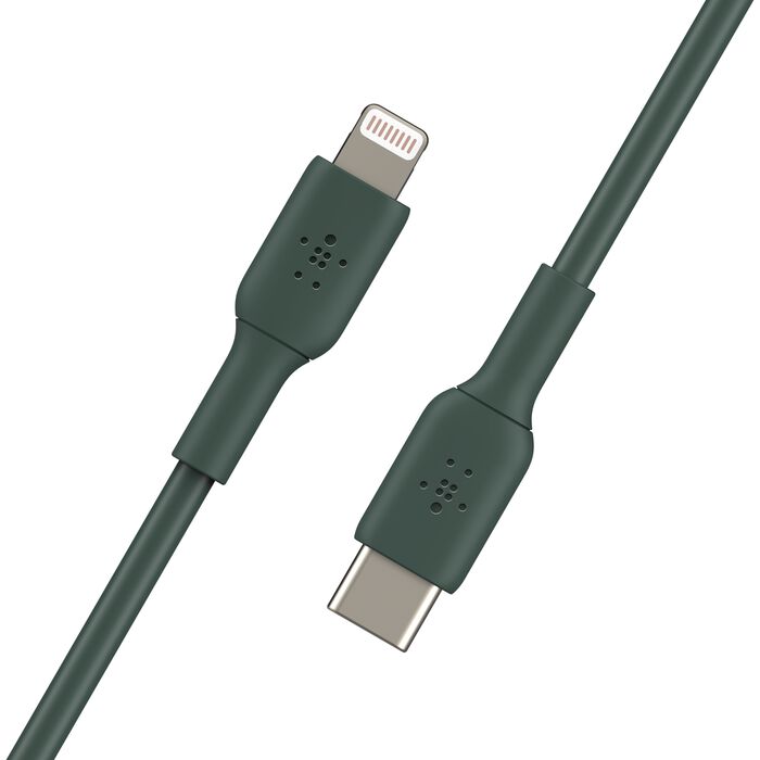 USB-C 至 Lightning 線纜  (1m / 3.3ft, 綠色), Midnight Green, hi-res