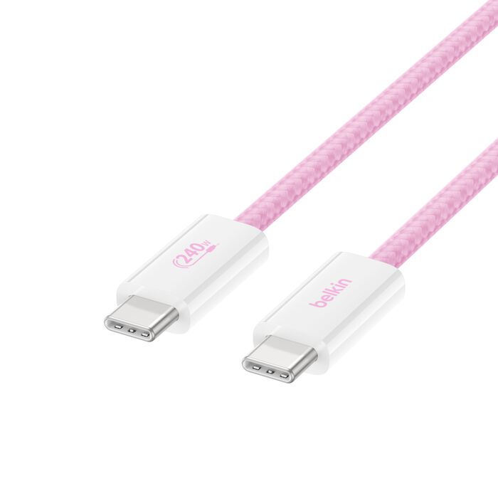 USB-C 至 USB-C 連接線 240W, 粉色的, hi-res