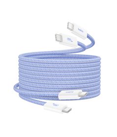 USB-C 至 USB-C 連接線 60W, 藍色的, hi-res