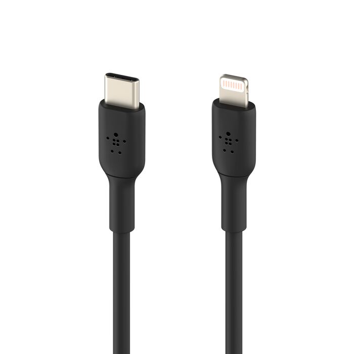 USB-C 至 Lightning 線纜 (1m / 3.3ft, 黑色), Black, hi-res
