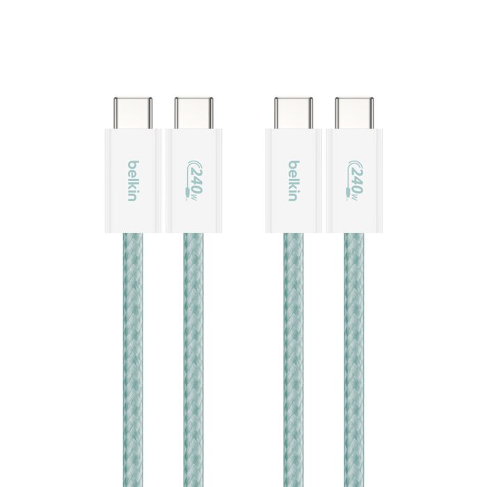 USB-C 至 USB-C 連接線 240W, 绿色, hi-res