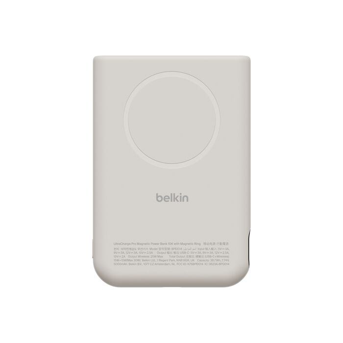 行動電源 10K + 磁吸環, Sand, hi-res