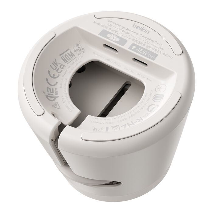 Modular Charging Dock with Qi2 25W, Sand, hi-res