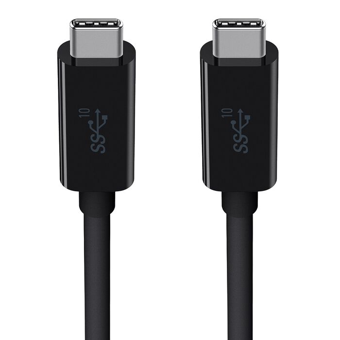 3.1 USB-C&trade; 轉 USB-C 線纜（USB Type-C&trade;）, Black, hi-res