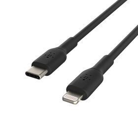 USB-C 至 Lightning 線纜 (1m / 3.3ft, 黑色), Black, hi-res