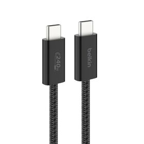 USB-C 至 USB-C 連接線 240W, Black, hi-res
