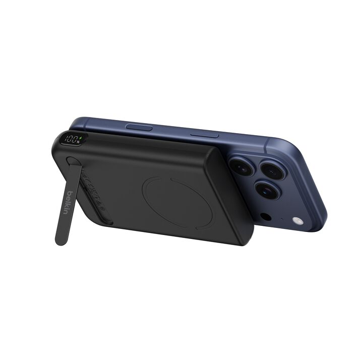 行動電源 10K + 磁吸環, Black, hi-res