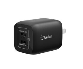 Nintendo Switch 2 專用雙 USB-C 入牆式充電器 65W, Black, hi-res