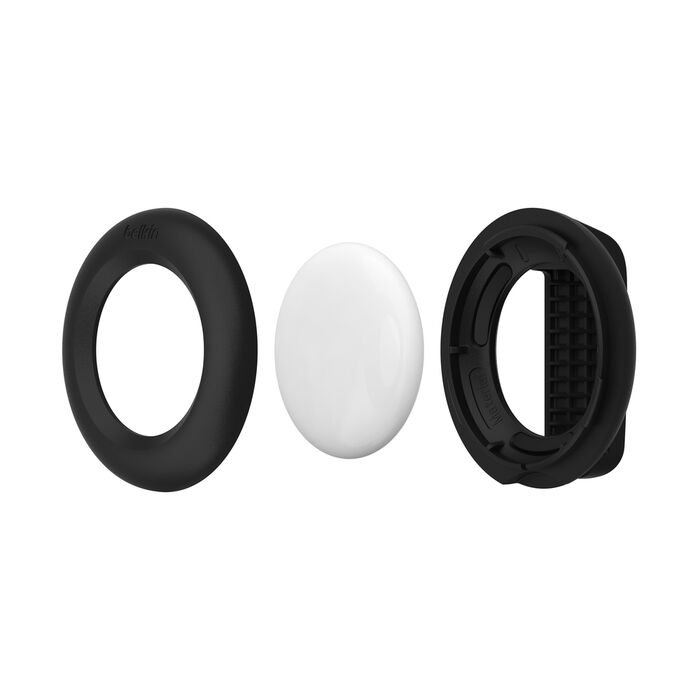 AirTag 專用保護套連登山扣, Black, hi-res