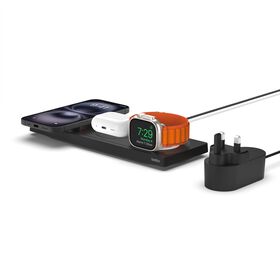 MagSafe 3 合 1 無線充電板, Black, hi-res