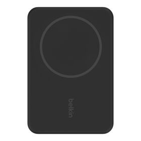 磁力無線行動充電器 配支架 5K 行動電源 (MagSafe 相容), Black, hi-res