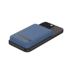 Magnetic Power Bank with Qi2 15W 5K, 藍色的, hi-res