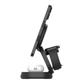 3-in-1 Convertible Magnetic Charging Stand with Qi2 15W, Black, hi-res