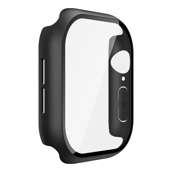 TemperedCurve 2-in-1 Screen Protector for Apple Watch Series 10 (46mm), Black, hi-res