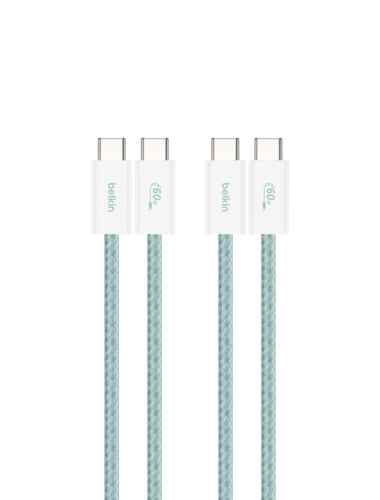 USB-C 至 USB-C 連接線 60W, 绿色, hi-res