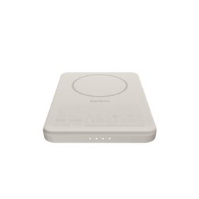 纖薄磁吸行動電源 5K, Sand, hi-res