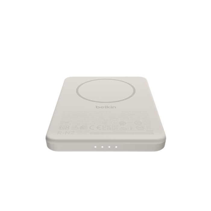 纖薄磁吸行動電源 5K, Sand, hi-res