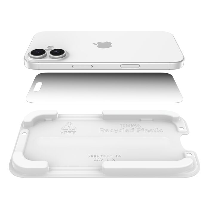 iPhone 17/ iPhone 16 Pro (第 2 代) 專用 InvisiGlass 防窺螢幕保護貼, Clear, hi-res