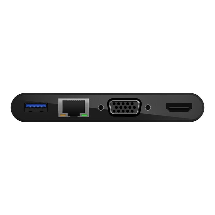 USB-C&reg; 多媒體充電轉接器 (100W), Black, hi-res