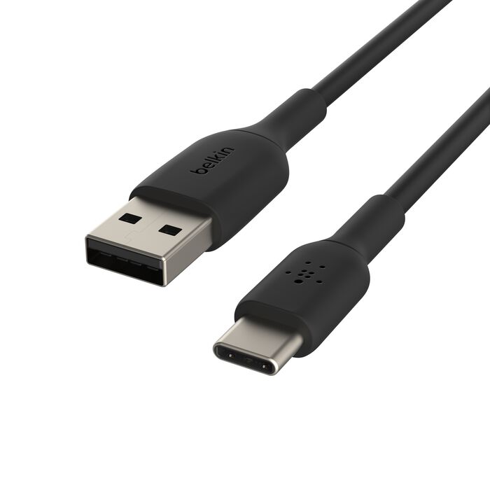 USB-A 至 USB-C 線纜, Black, hi-res