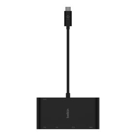 USB-C&reg; 多媒體充電轉接器 (100W), Black, hi-res