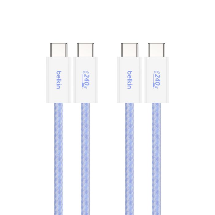 USB-C 至 USB-C 連接線 240W, 藍色的, hi-res