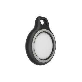 Apple AirTag 反光保護套連鎖匙扣, Black, hi-res