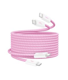 USB-C 至 USB-C 連接線 60W, 粉色的, hi-res