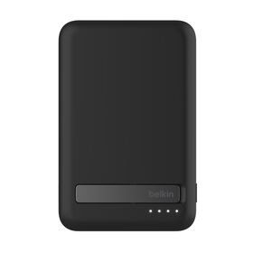 5000 mAh Qi2 磁吸無線充電行動電源, Black, hi-res