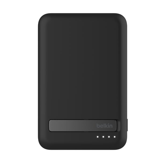 5000 mAh Qi2 磁吸無線充電行動電源, Black, hi-res