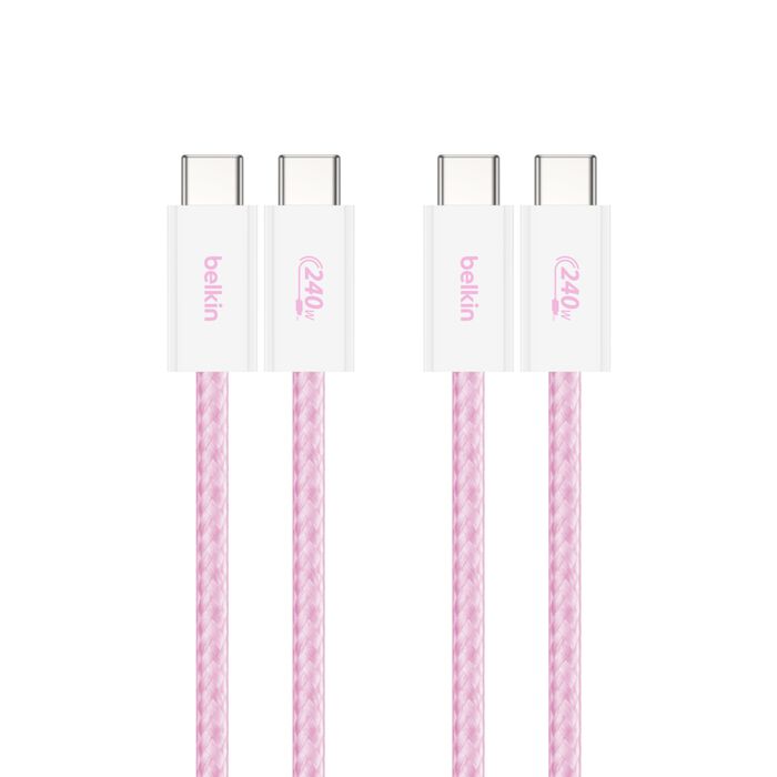 USB-C 至 USB-C 連接線 240W, 粉色的, hi-res