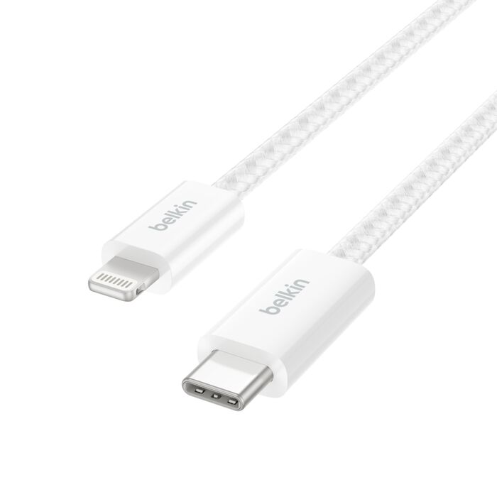 USB-C&trade; 至 Lightning連接線, 白色的, hi-res