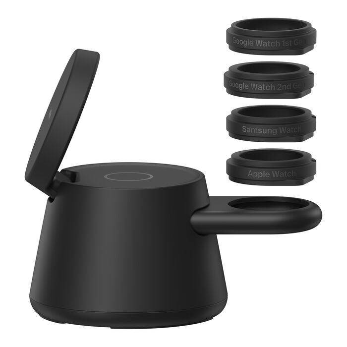 Modular Charging Dock with Qi2 25W, Black, hi-res