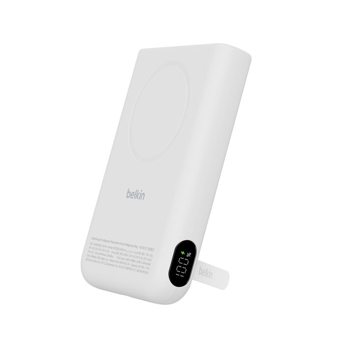 行動電源 10K + 磁吸環, 白色的, hi-res