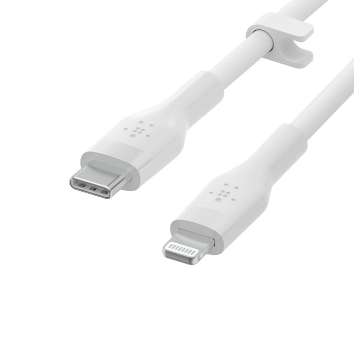 USB-C&trade; 至 Lightning連接線, 白色的, hi-res
