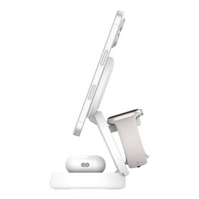 3-in-1 Convertible Magnetic Charging Stand with Qi2 15W, 白色的, hi-res