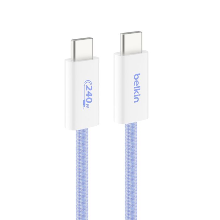 USB-C 至 USB-C 連接線 240W, 藍色的, hi-res